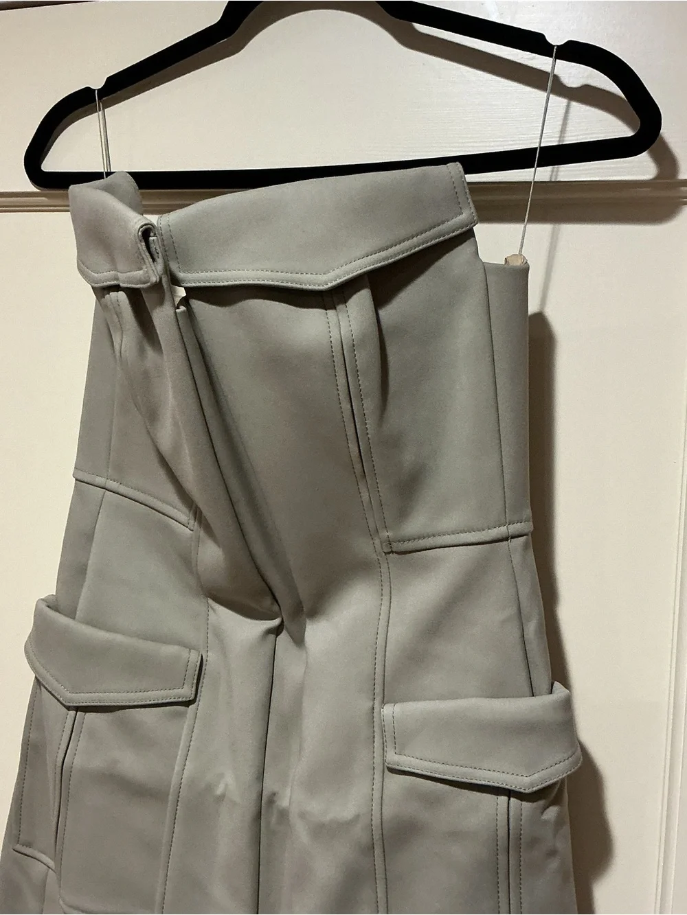 🔥CLEARANCE🔥 NWOT Dion Lee Strapless Cargo Pocket Midi Dress in Green, Size US 6 - Picture 5 of 8